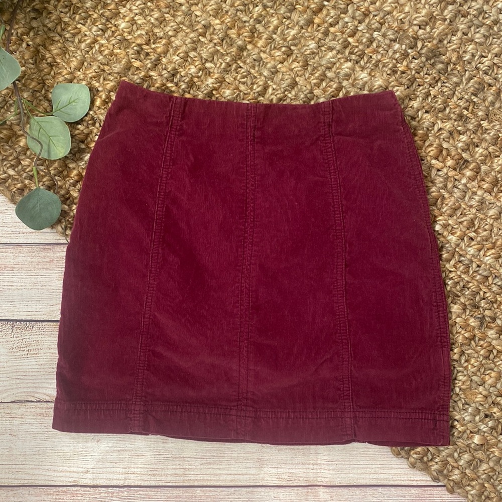 Free People Corduroy Skirt Size 2